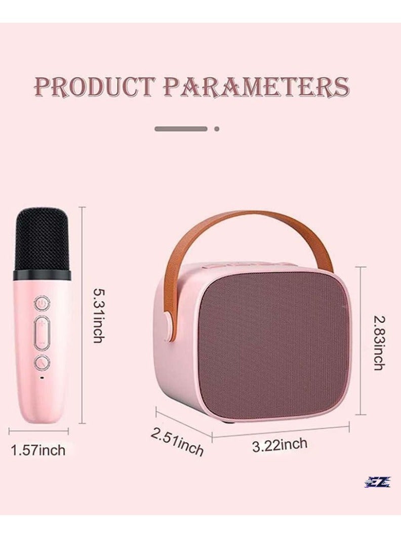 ELTRAZONE New Portable Bluetooth Karaoke Speaker with 2 Wireless Mics – Perfect for Kids & Adults – High-Quality Sound, Wireless Connectivity, LED Lights & Built-In Rechargeable Battery – Ideal for Parties, Singing, and Family Fun  - Image 2
