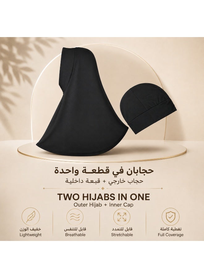 DAMAS COLLECTION 5-Piece Modest Burkini Set for Women – Full Coverage Water-Repellent Swimwear – Includes Skirt, Swim Cap, Hip Wrap and Tote Bag – Sun Protection Swimwear - Image 5