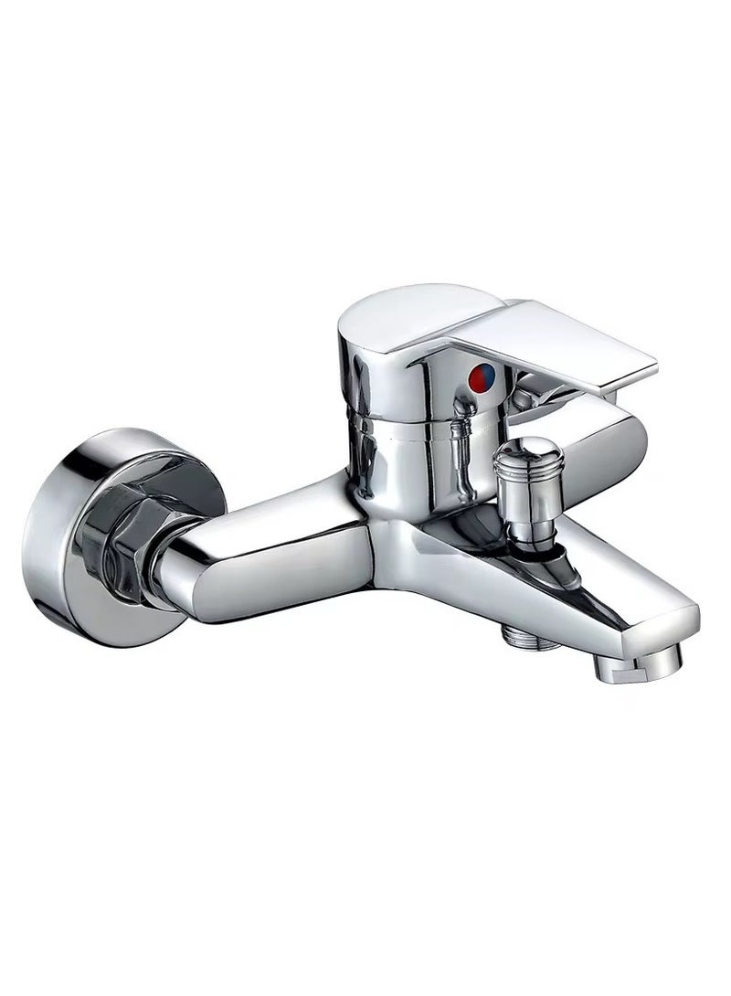 Shower Mixer Bathtub Faucet Shower Tap Heavy Metal Body Superior Finish High and Soft Flow Water Saving  - Image 1