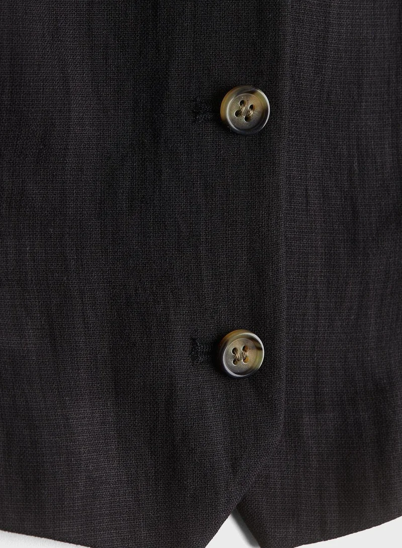 H&M Button Detail Waist Coat