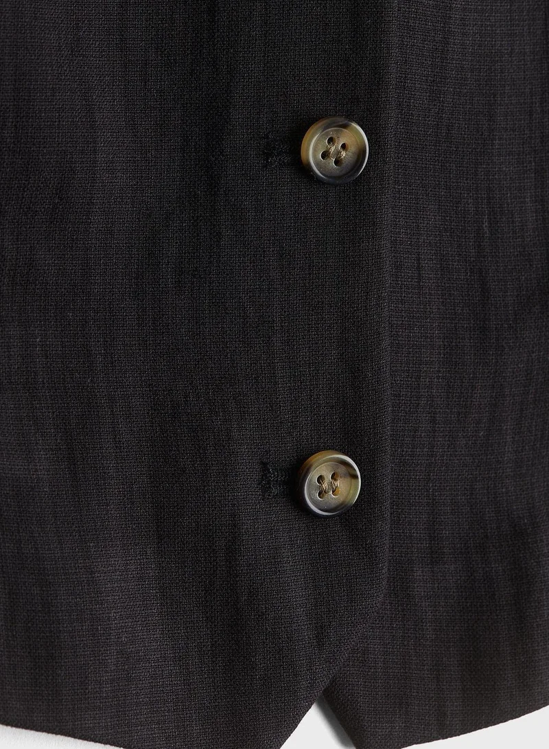 H&M Button Detail Waist Coat