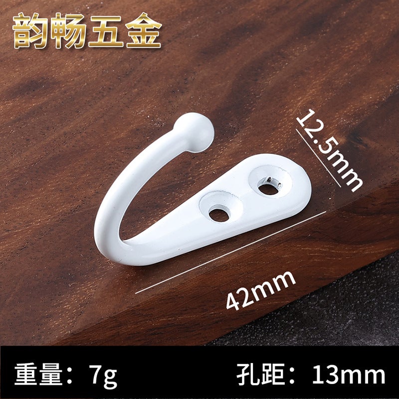 general Zinc Alloy Single Coat Hook Antique Style Wall Mount for Clothes Scarves - Image 1