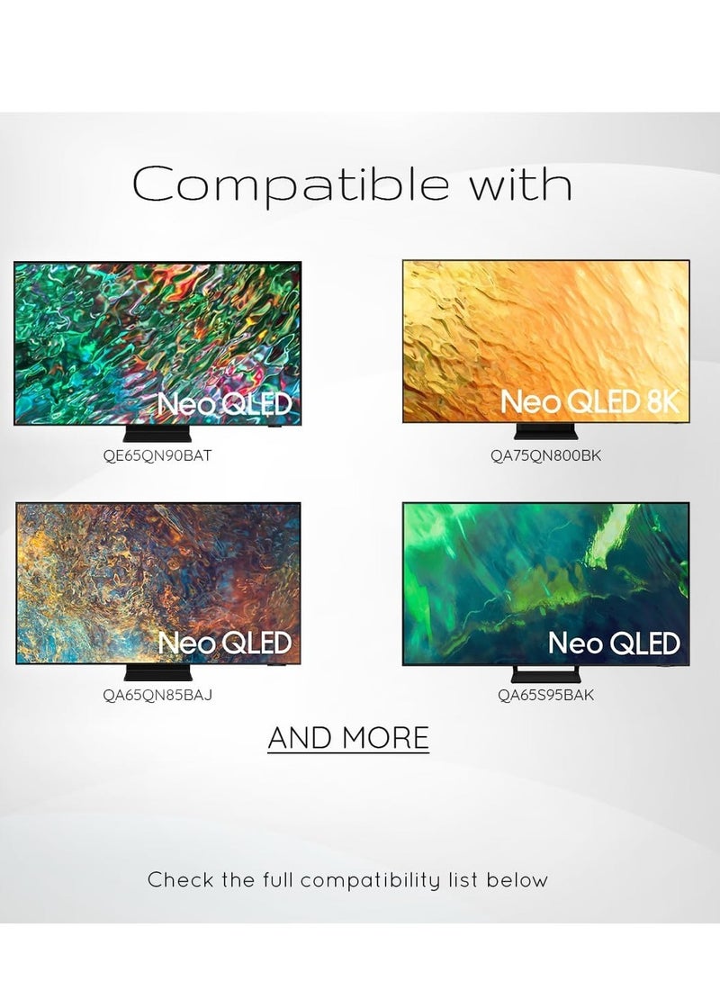 Original OEM BN59-01385A Solar Voice Remote Control (2021) for Smart TVs – Compatible with Neo QLED, The Frame, and Crystal UHD Series - Image 4