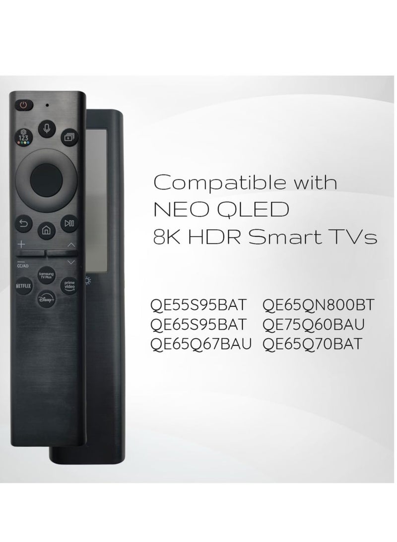 Original OEM BN59-01385A Solar Voice Remote Control (2021) for Smart TVs – Compatible with Neo QLED, The Frame, and Crystal UHD Series - Image 2