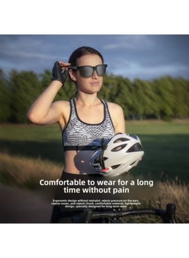 TIGER XG88 Pro Bluetooth Smart Glasses – Wireless Audio Glasses with Built-in Speakers & Mic, Type-C Fast Charging, Waterproof Design, UV Protection & Hands-Free Calls – Stylish Tech Eyewear for Travel, Sports & Daily Use - Image 2