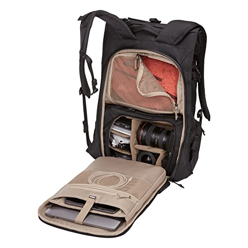 THULE حقيبة ظهر ثولي كوفرت DSLR سعة 32 لتر، سوداء، مقاس واحد - Image 3