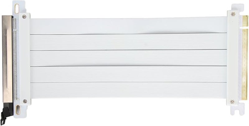 Yosoo PCIE 4 0 X16 180 Degree Flexible Riser Cable 40cm White High Shielding - Image 1