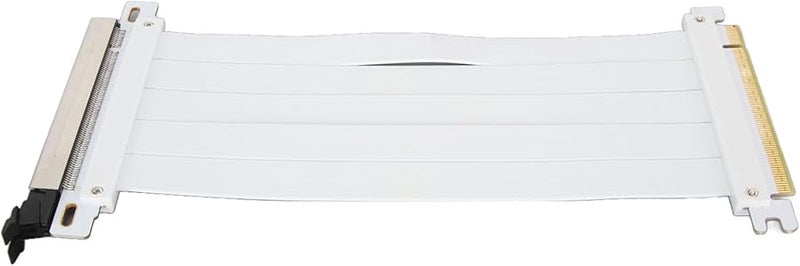 Yosoo PCIE 4 0 X16 180 Degree Flexible Riser Cable 40cm White High Shielding - Image 5