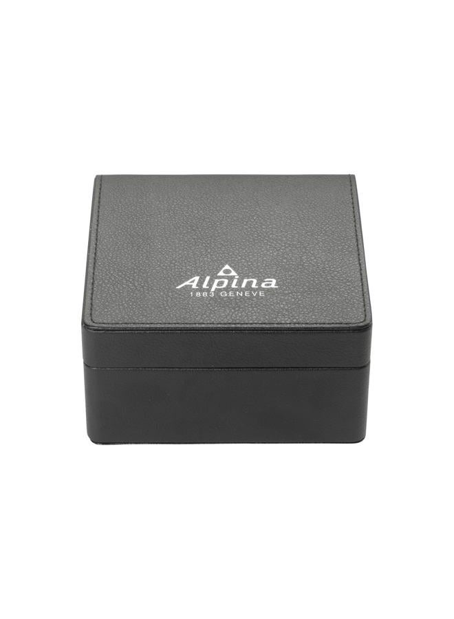 Alpina ساعة الغوص التراثية للرجال Seastrong 300 سويسرية الصنع، 3 عقارب، تاريخ، أوتوماتيكية، احتياطي طاقة 38 ساعة، ستانلس ستيل، كريستال ياقوتي، 42 مم، مقاومة للماء حتى 300 متر، حزام أخضر - Image 5