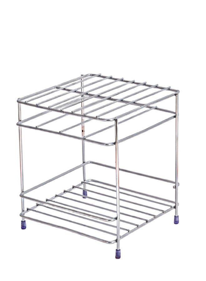 GLOCY Matka Stand for Water Pot | Water Tray with Water pot Stand for kitchen | Water Filter Stand (silver) - Image 3