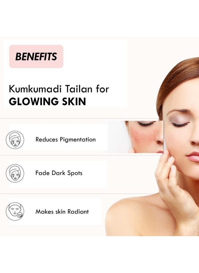 AROMATIQUE - Kumkumadi Tailam For Scars,Blemishes, Wrinkles, Finelines, Acne And Skin Brightening.Kumkumadi Face Oil For Glowing Skin 30Ml - Image 1