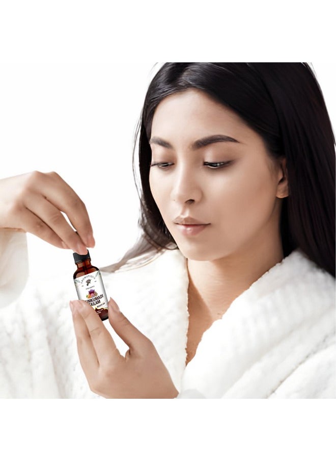 AROMATIQUE - Kumkumadi Tailam For Scars,Blemishes, Wrinkles, Finelines, Acne And Skin Brightening.Kumkumadi Face Oil For Glowing Skin 30Ml - Image 1