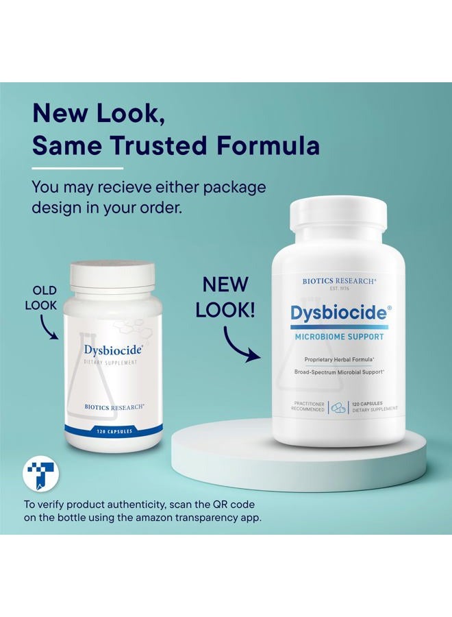 BIOTICS Dysbiocide Synergistic Botanical Blend Supports Normal Gut Health for Women & Men - Digestive Health Supplement - Supports Balanced Gut microbiome - 120 Capsules - Image 5