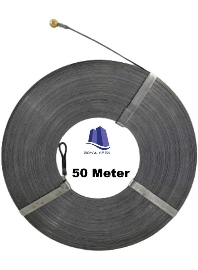 Royal Apex Heavy Duty Wire Pulling Spring Electric Or Communication For Electrical Works And Multi-Purpose Use. 5Mm X 50 Meter - Image 1