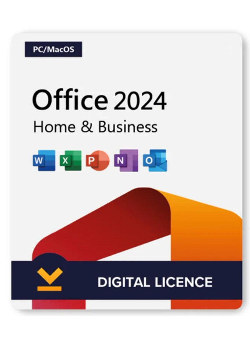 Office Microsoft Office 2024 Home & Business PC / Mac | Lifetime single device | Digital key | Global activation