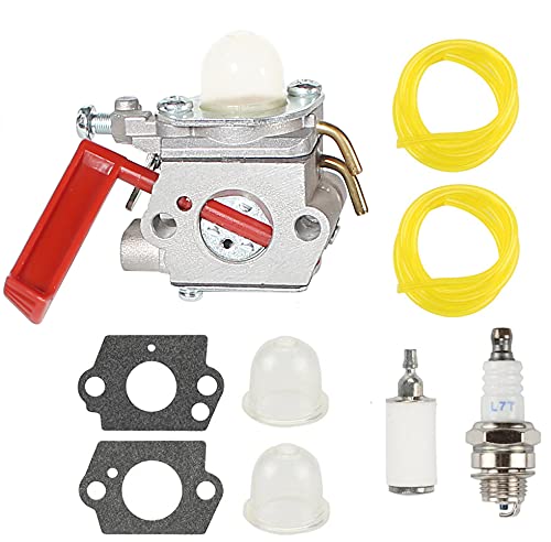 Pro Chaser UT33600A Carburetor for Homelite UT33650A UT20760 UT33650 UT33600 UT26CSEMC UT26SSEMC UT20006 UT32601A UT32605 UT32651A UT32651 26cc Trimmer Ryobi 308054077 308054088 308054043 - Image 1