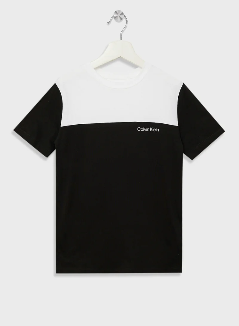 Calvin Klein Jeans Youth 2 Pack Color Block T-Shirt