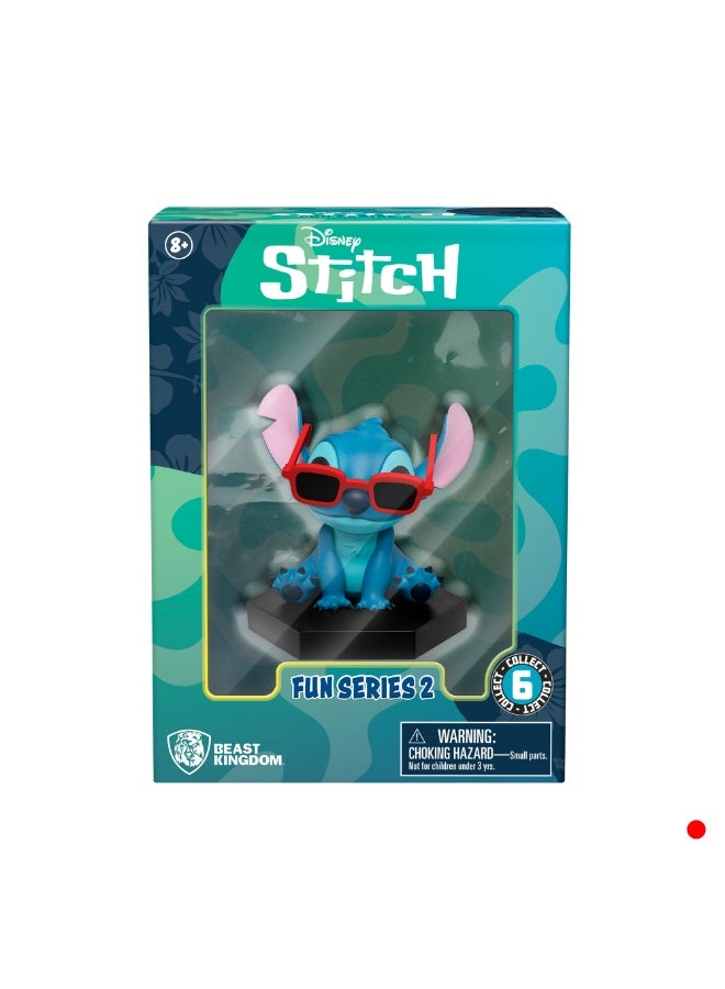 Disney سلسلة المرح 2 من ليلو وستيتش مع صندوق نافذة - نظارات شمسية ستيتش | تمثال قابل للجمع | تمثال ستيتش | تمثال عرض | هدية مثالية لجمع الهدايا والأطفال - Image 4