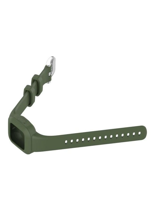 NIBEMINENT Silicone Replacement Watchband For Garmin Vivofit JR3 Dark Green - Image 4