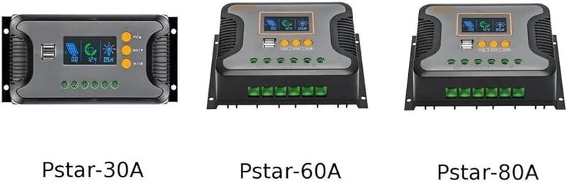 30A PWM Solar Charge Controller LCD Display Auto 12V 24V 36V 48V Lithium Battery Charging System - Image 4