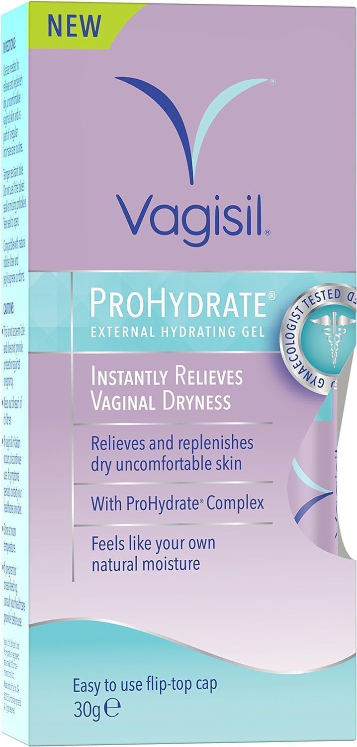 Vagisil جل فاجيسيل بروهيدرات المرطب الخارجي يخفف جفاف المهبل بشكل فوري يوميًا مع حمض الهيالورونيك لترطيب واحتفاظ بالرطوبة خالي من الهرمونات 30 جرام - Image 1