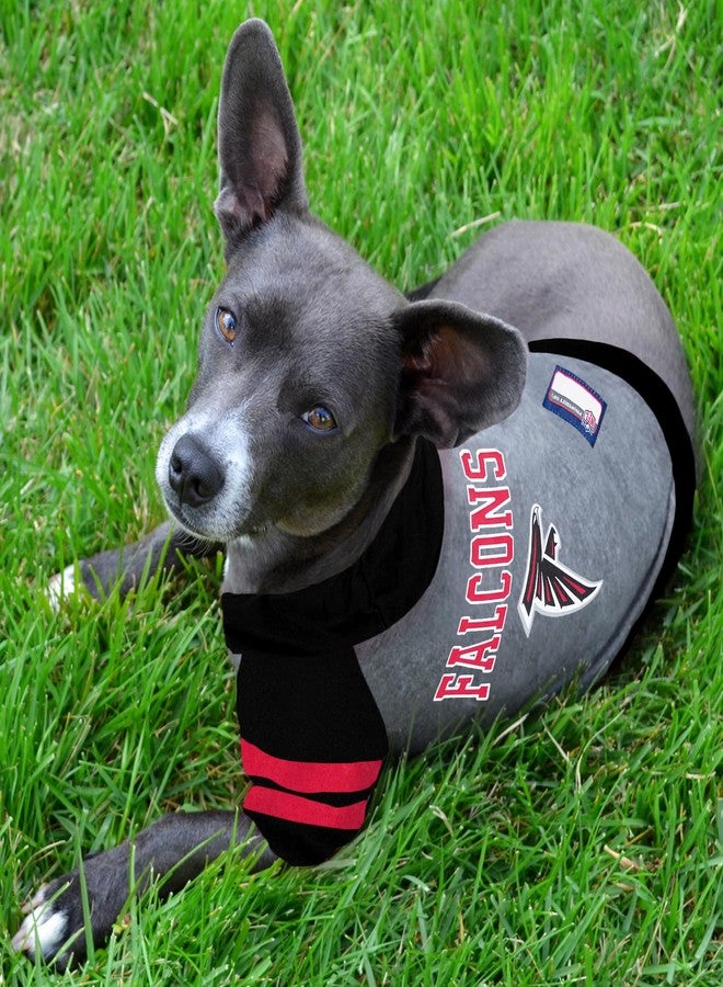 Pets First NFL Atlanta Falcons Hoodie for Dogs & Cats. NFL Football Licensed Dog Hoody Tee Shirt, Large. Sports Hoody T-Shirt for Pets. Licensed Sporty Dog Shirt (ATL-4044-LG) - Image 2