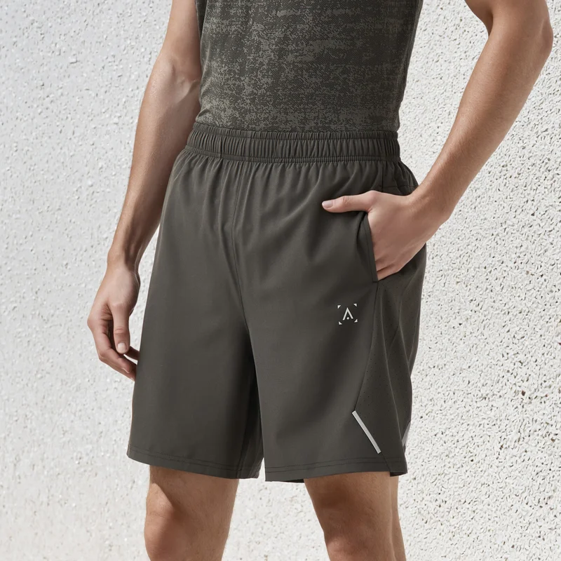 ADOT by Splash Panel Detail Performance Shorts with Drawstring Waist
