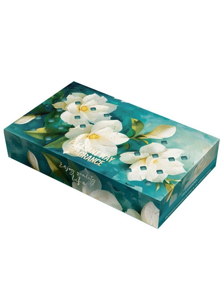 جل معطر جو على شكل طوب للعلاج بالروائح للمنزل والسيارة، مزيل للروائح الكريهة مخفي طويل الأمد ذو سعة كبيرة، مصنوع من زيوت أساسية طبيعية، مناسب للسيارات والقوارب والمركبات الترفيهية (جاردينيا) - Image 2