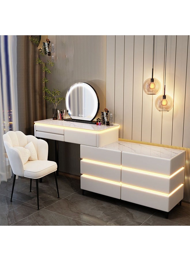 keke Multifunctional Makeup Vanity Dressing Table with Drawers and Chair 120 CM  - Image 1