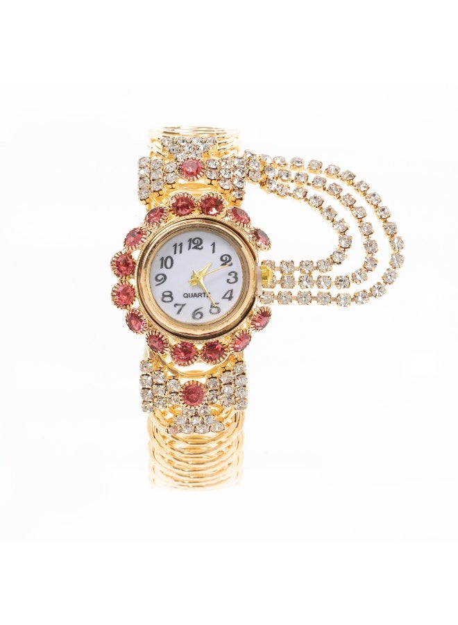 Mark Fairwhale Fashion Full Diamond Alloy Fashion Watch 