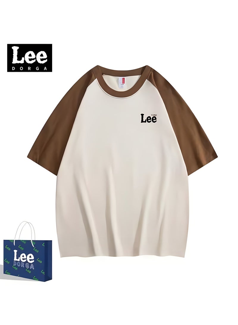 LEE New Fashionable Casual LEE Co Branded T-shirt