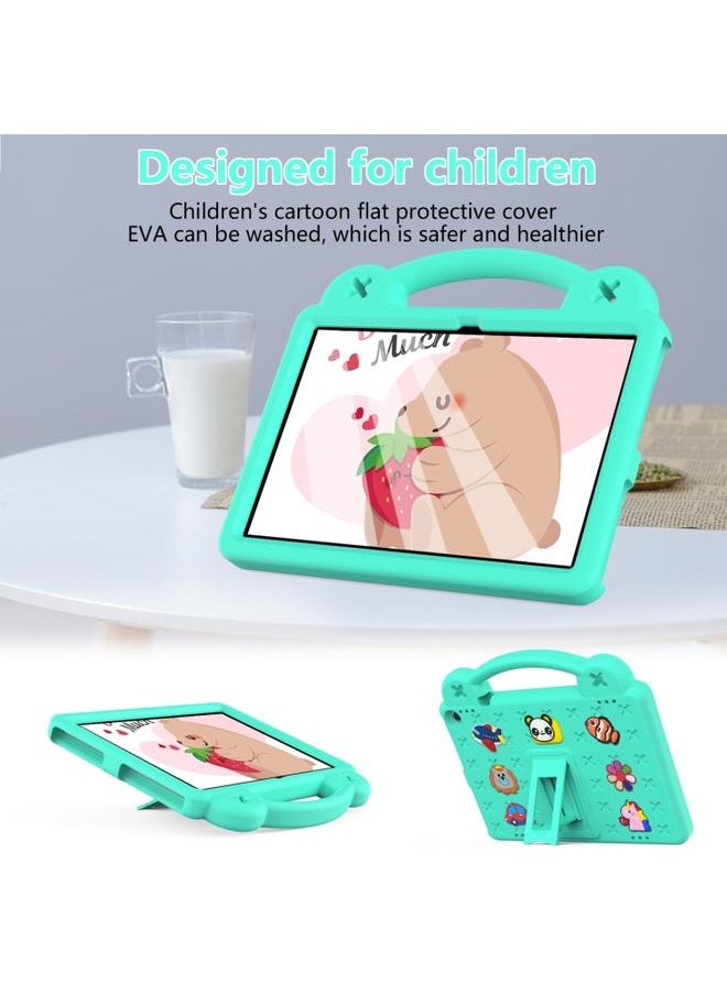 Green Tiger - Walmart Onn 10.1 2022 100071485 Handle Kickstand Children EVA Shockproof PC Tablet Case Mint Green - Image 1