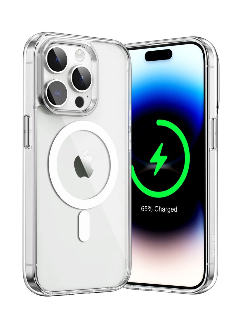 BORTONY iPhone 14 Pro Magnetic Phone Case, Compatible with Magsafe Charging & Accessories Protective Clear Back Case Cover for Apple iPhone 14 Pro - Image 1