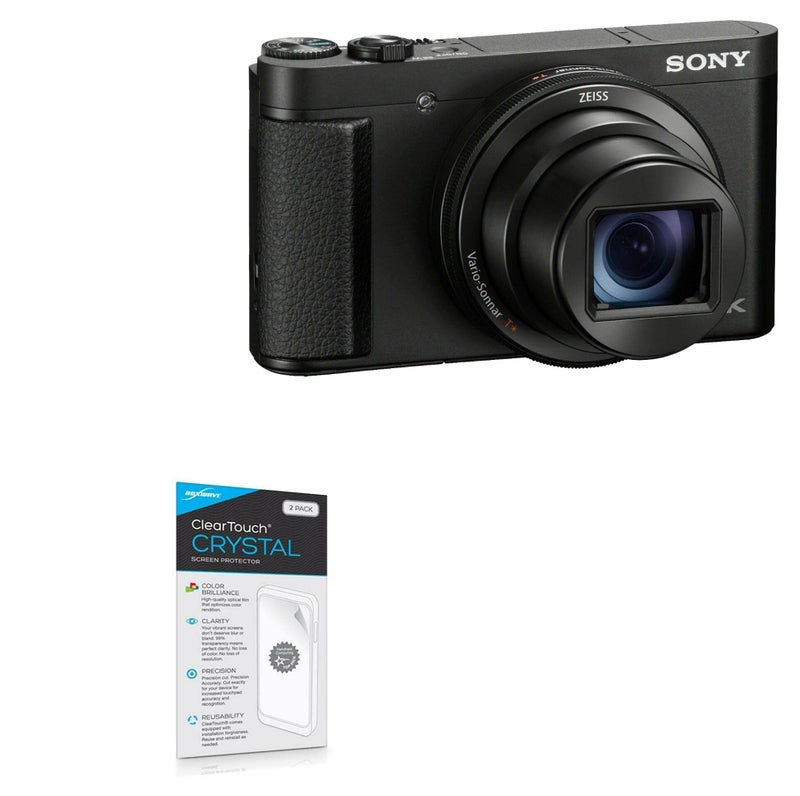 BoxWave واقي شاشة Sony Cyber-Shot DSC-HX99، BoxWave [ClearTouch Crystal (2-Pack)] فيلم حماية عالي الدقة - يحمي من الخدوش لجهاز Sony Cyber-Shot DSC-HX99 - Image 1
