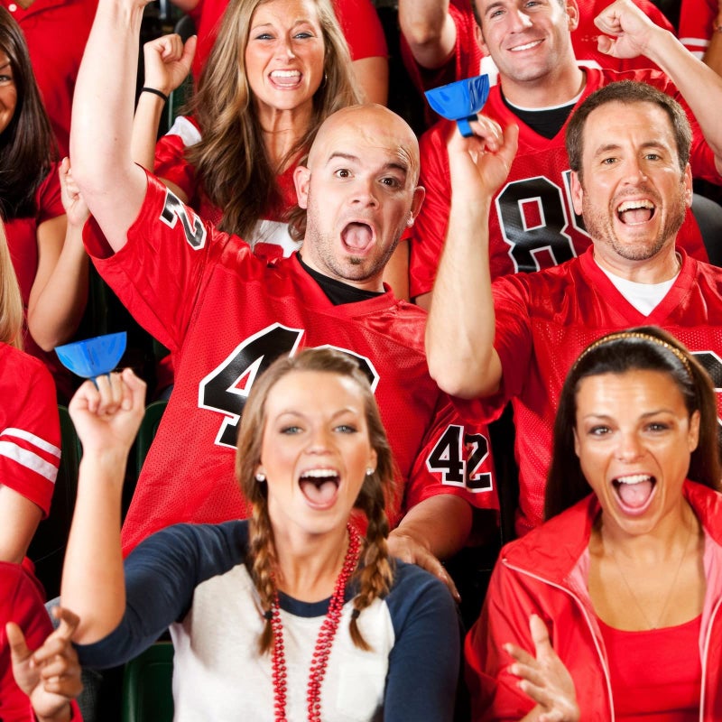 BLUE PANDA 3-Inch Cowbells with Handle - Stadium Cheering & Cow Bells for Sporting Events - Metal Noise Makers for Meetings - Football Noise Makers - Blue Cowbells - Pack of 12 - Image 2