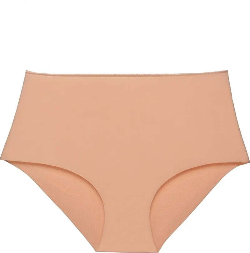 سينسو Women's High Waist Seamless Laser Cut Panties (Elastic Waist) Set of 3 KTS2011