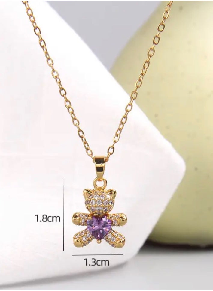 Jewelry 4You - Stylish Stainless Steel 18k Gold Plated Necklace For Women - Image 1