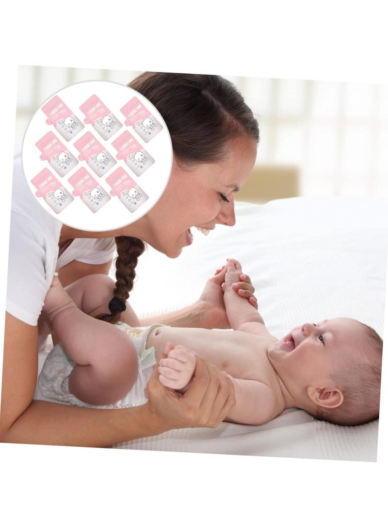 SYOSI Portable Milk Powder Storage Bag, 30pcs Milk Storage Bag Baby Milk Drink Storage Bags Milk Freezer Bags Disposable Milk Bags Baby Breast Milk Powder Pouch Freezer Milk Pouch Pink Pp Dispenser  - Image 3