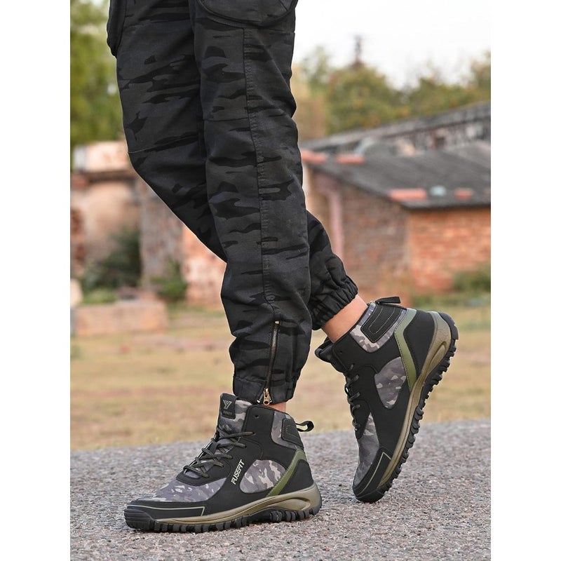 Fusefit Men's BLACK BURN FF Outdoor hiking shoes - Image 3