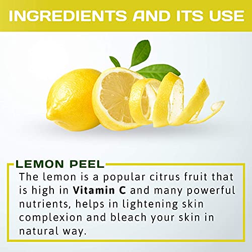 VS Products Lemon Peel Powder 550g Jambiri Peel Powder Nimbu Chilka Powder For Face And Skin Care 550g pack of 5 x 100g Pack of 1 X 50g - Image 4