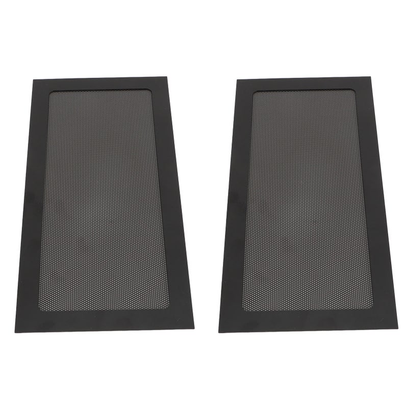 2Pcs Computer Cooler Fan Dust Filter Magnetic Frame PC Fan Dust Mesh PC Cooler Filter Fine Mesh PVC Dust Cover Black - Image 5