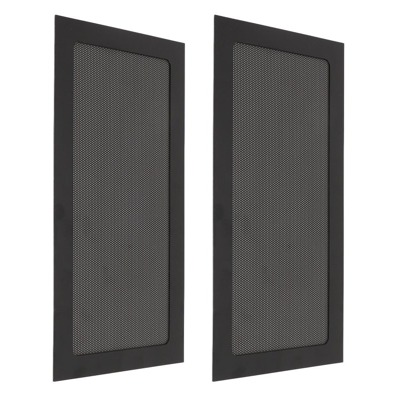 2Pcs Computer Cooler Fan Dust Filter Magnetic Frame PC Fan Dust Mesh PC Cooler Filter Fine Mesh PVC Dust Cover Black - Image 4