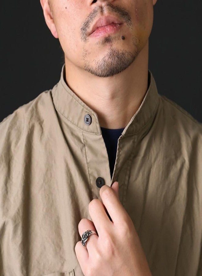 OIDIMS Retro Rose Flower Open Ring for Women Men Vintage Blossom Punk Adjustable Extendable Rings Comfort Fit Band Personalized Trendy Statement Cuff Ring Unisex Gift Gifts Xmas - Image 5