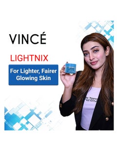 VINCE Skin Lightening Night Cream – Fades Dark Spots, Sun Spots & Dullness – Brightens & Evens Skin Tone Overnight – Hydrates, Smooths & Revives a Glowing Complexion – Paraben-Free, 50ml  - Image 4
