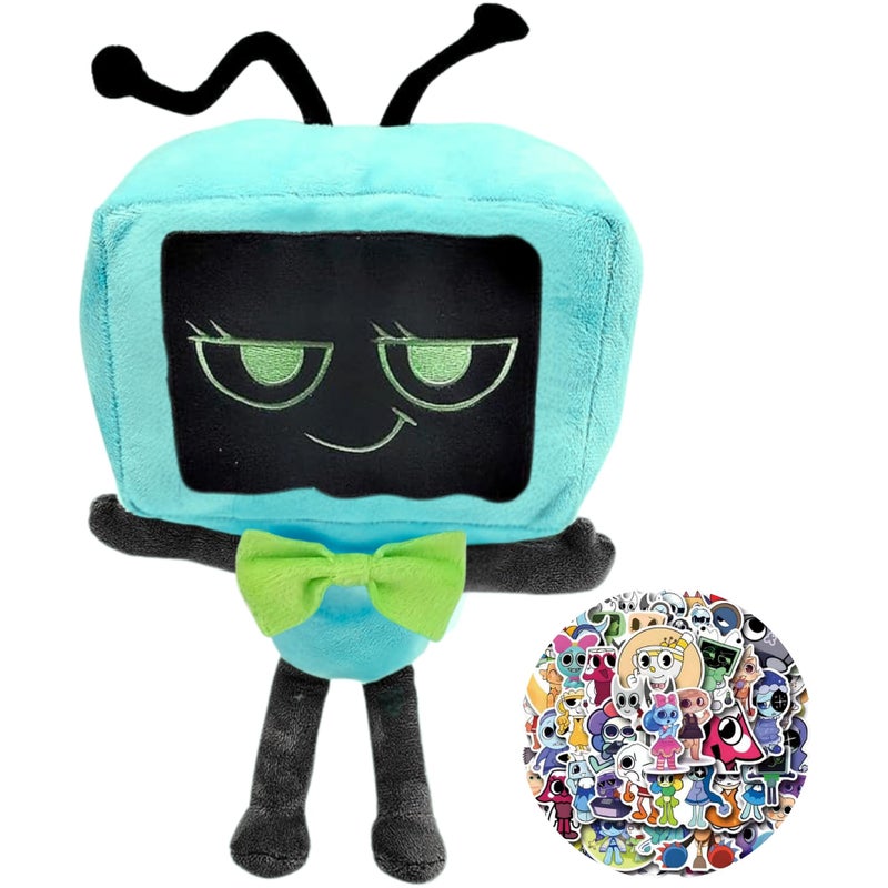 Lemoneon 11 Vee Plush Stuffed Figure Pillow for Video Game Fans Room Decor with a Sticker Set - Image 2