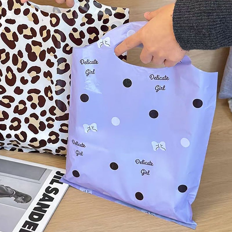 15 Bulk Plastic Tote Bags 35x45cm for Retail Shopping Party Favors Gift - Image 3