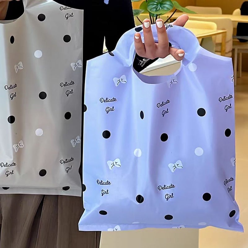 15 Bulk Plastic Tote Bags 35x45cm for Retail Shopping Party Favors Gift - Image 5
