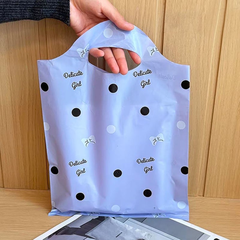 15 Bulk Plastic Tote Bags 35x45cm for Retail Shopping Party Favors Gift - Image 2