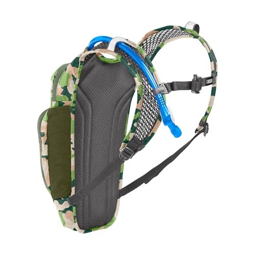 CAMELBAK كاميلباك ميني مول كيدز هايدريشن باك باك لرحلات المشي وركوب الدراجات 50oz كامو - Image 3