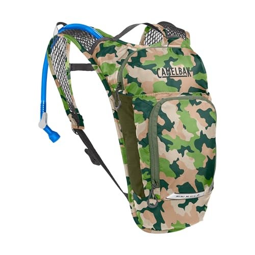 CAMELBAK كاميلباك ميني مول كيدز هايدريشن باك باك لرحلات المشي وركوب الدراجات 50oz كامو - Image 1